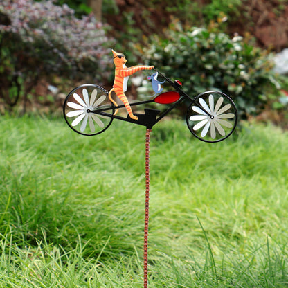 Vibrant Outdoor Yard Windmill Decor