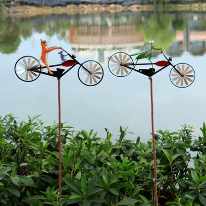 Vibrant Outdoor Yard Windmill Decor