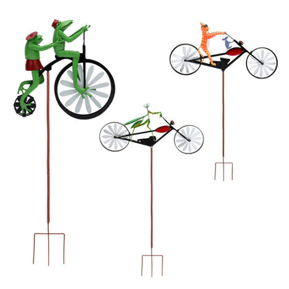 Vibrant Outdoor Yard Windmill Decor