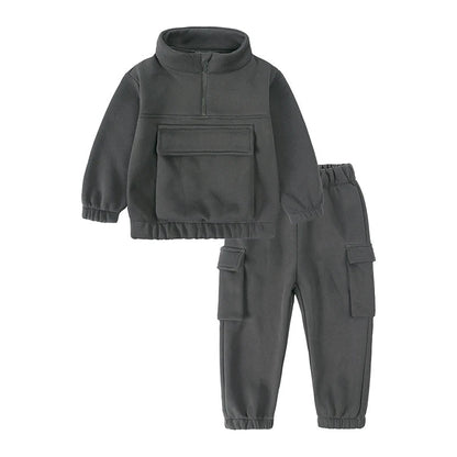 Soft Children's 2-Piece Cotton Suit Set