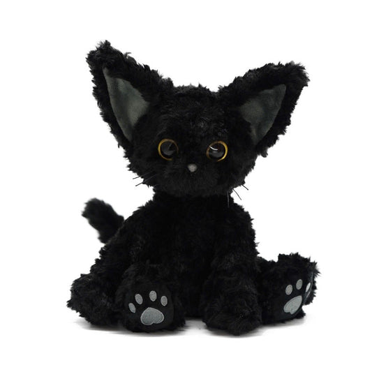 Cuddly Black Kitty Soft Plush Toy - Luxicro