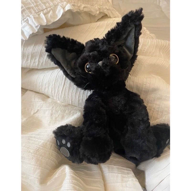 Cuddly Black Kitty Soft Plush Toy
