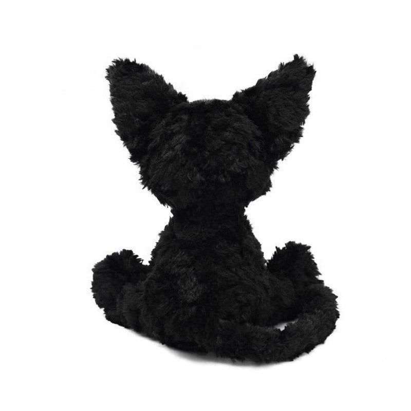 Cuddly Black Kitty Soft Plush Toy