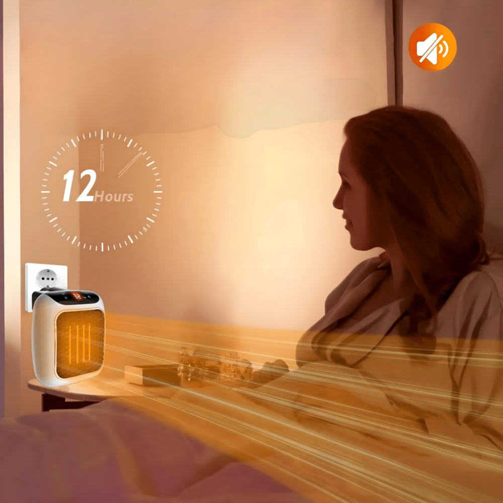 Space Saving Digital Wall Heater with Thermostat