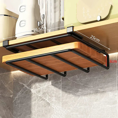 Compact Kitchen Wall Storage - Simple Mount System