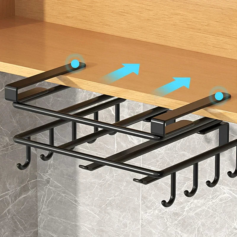 Compact Kitchen Wall Storage - Simple Mount System