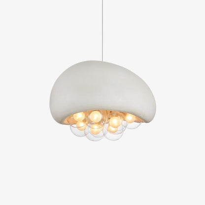 Spherical Glass Pendant Light Fixture