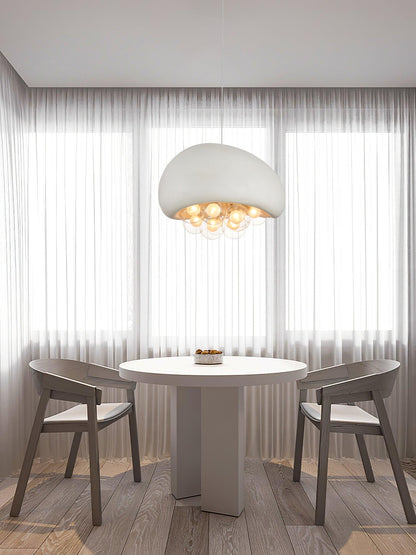 Spherical Glass Pendant Light Fixture
