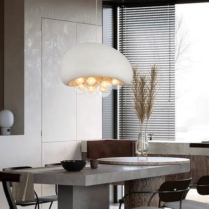 Spherical Glass Pendant Light Fixture