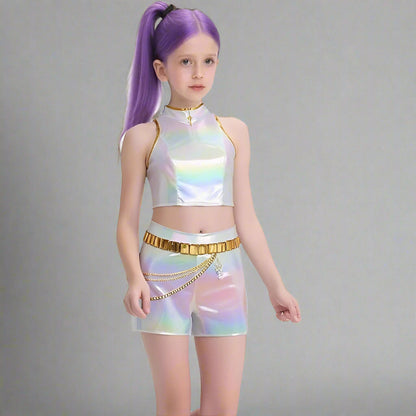 Shiny Sequin Kpop Inspired Costume Dress