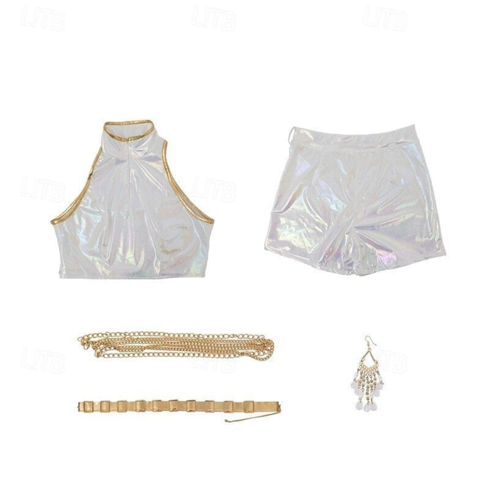 Shiny Sequin Kpop Inspired Costume Dress