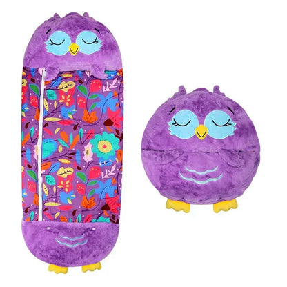 Cozy Childrens Sleep Bag with Soft Toy