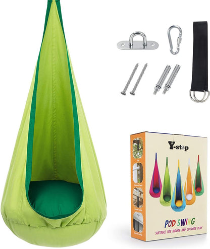 Fun Kids Hammock Swing Seat with Soft Inflatable Cushion