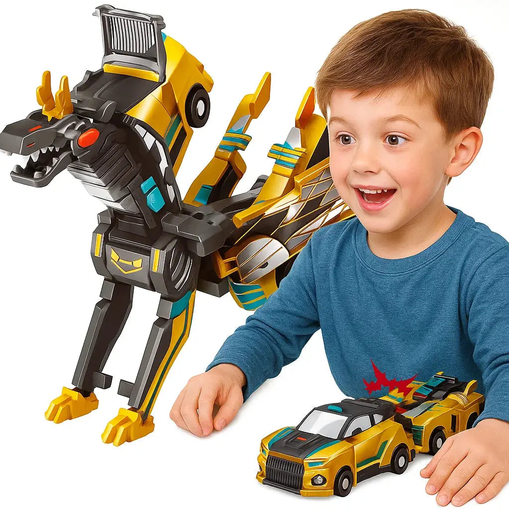 Fun Morphing Dino Car Toy - Luxicro