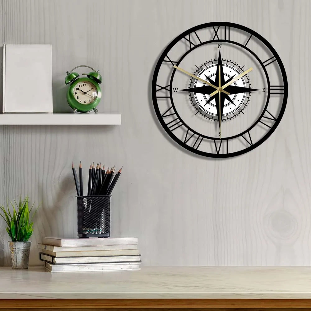 Maritime Style Navigation Clock - Luxicro
