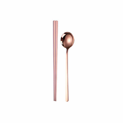 Asian Style Fork Spoon Chopstick Set