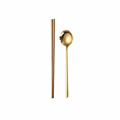 Asian Style Fork Spoon Chopstick Set