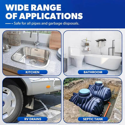 Effective Drain Unclogger & Germ Remover