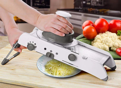 Easy Slice Mandoline Slicer - Adjustable Sharp Steel Blades