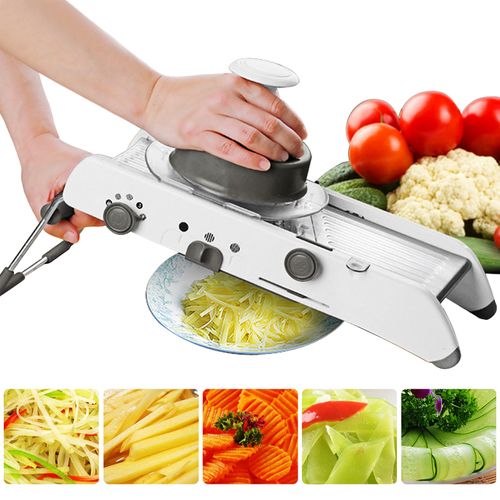 Easy Slice Mandoline Slicer - Adjustable Sharp Steel Blades