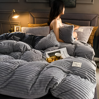 Soft Warm Fleece Bedding Set