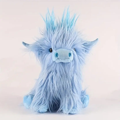 Cute Fluffy Farm Cow Stuffed Animal