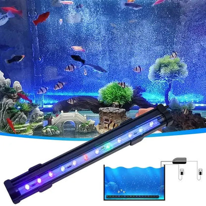 Colorful LED Aquarium Air Bubble Lamp - Luxicro