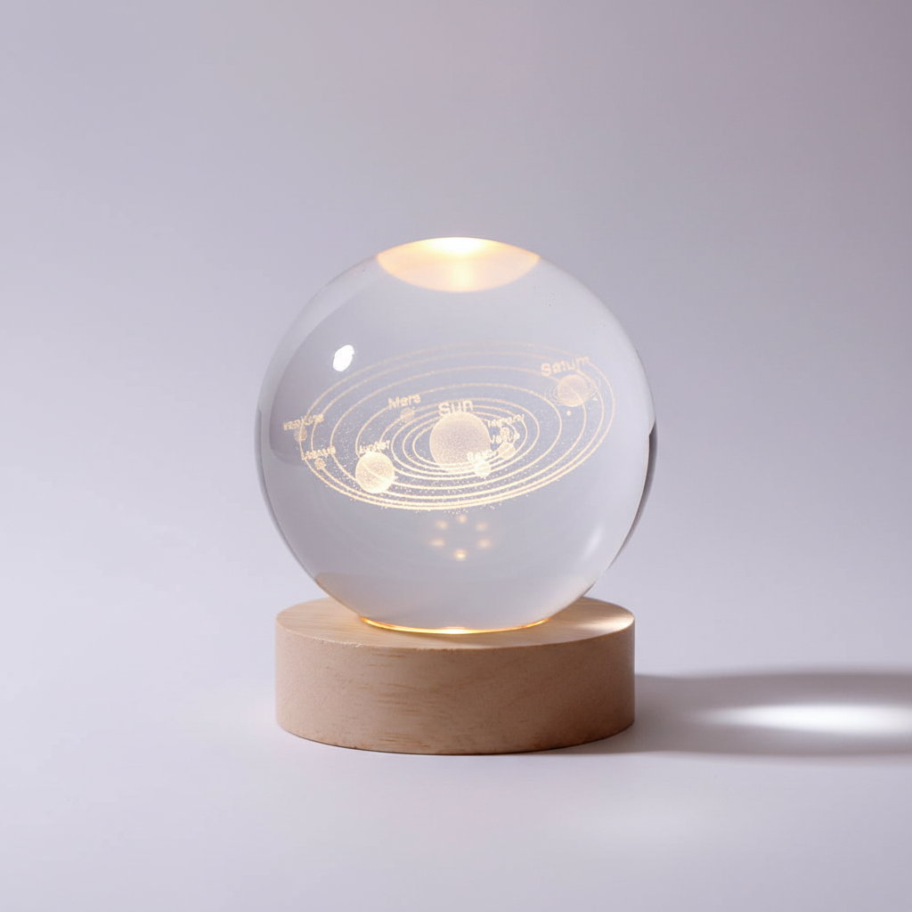 Customizable LED Table Lamp with Name Engraving