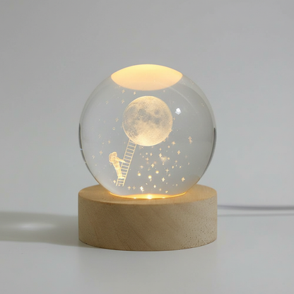 Customizable LED Desk Lamp Star Pattern