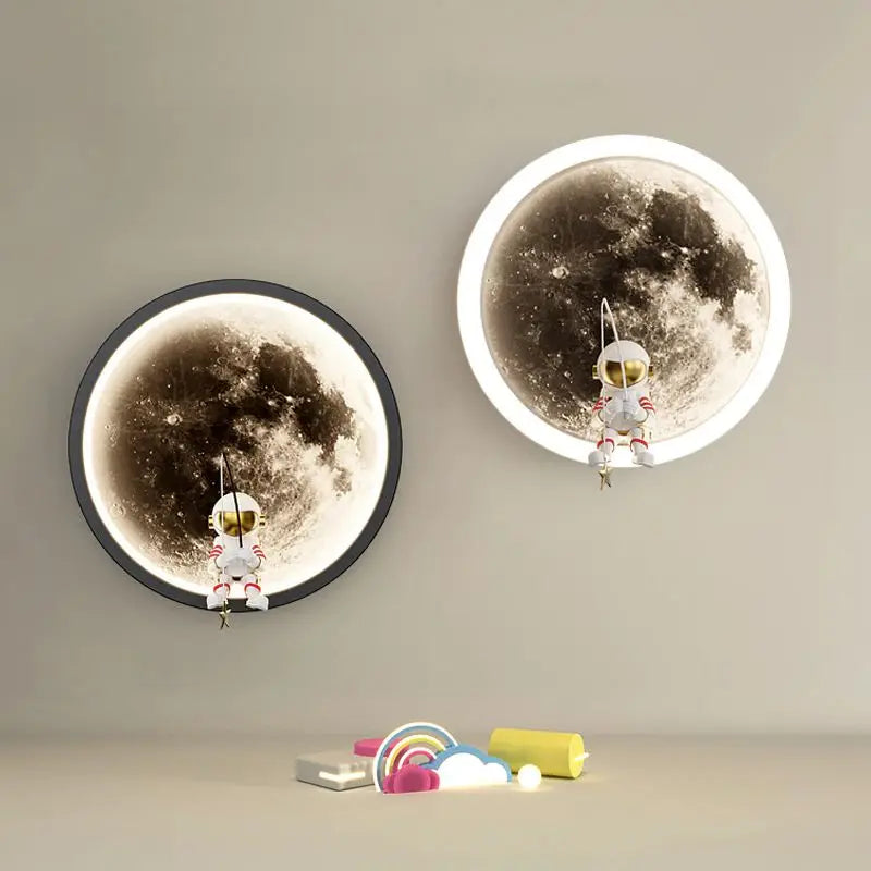 Bright Round LED Moon Lamp