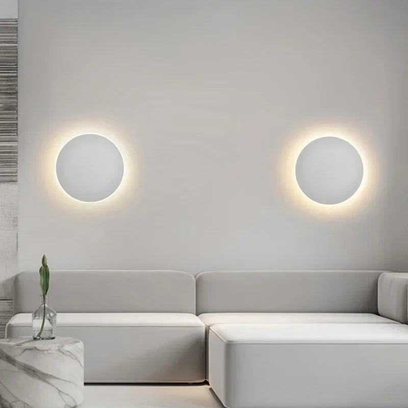 Round Contemporary LED Light Fixture - Luxicro