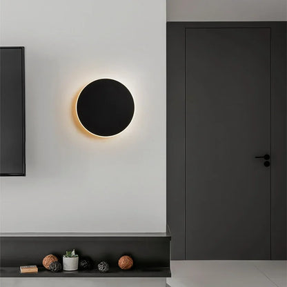 Round Contemporary LED Light Fixture