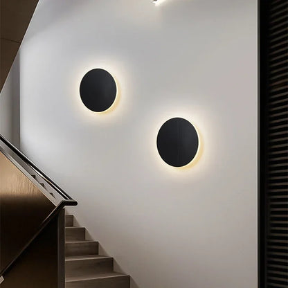 Round Contemporary LED Light Fixture