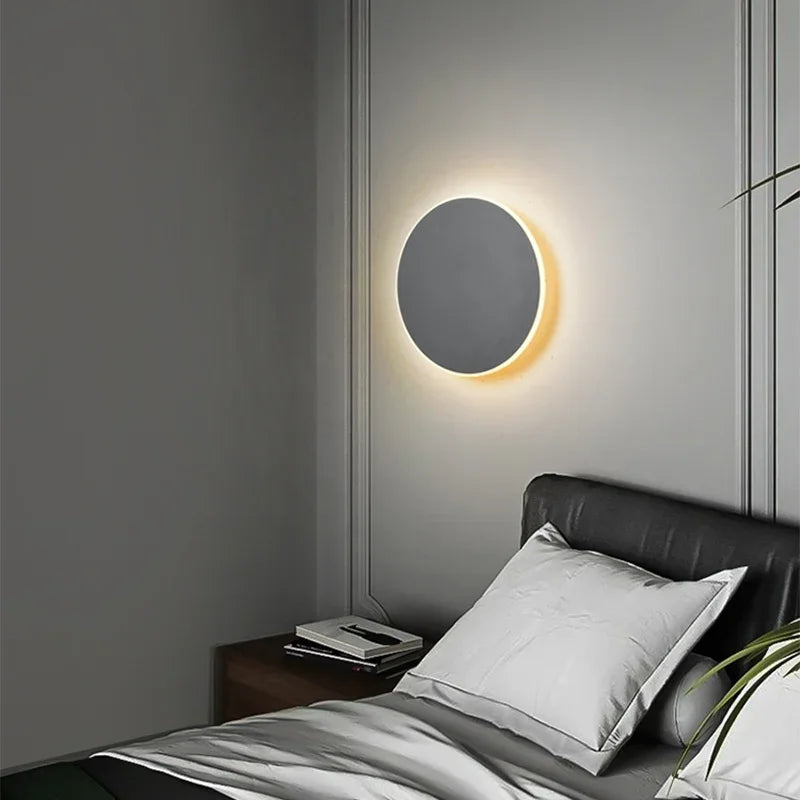 Round Contemporary LED Light Fixture