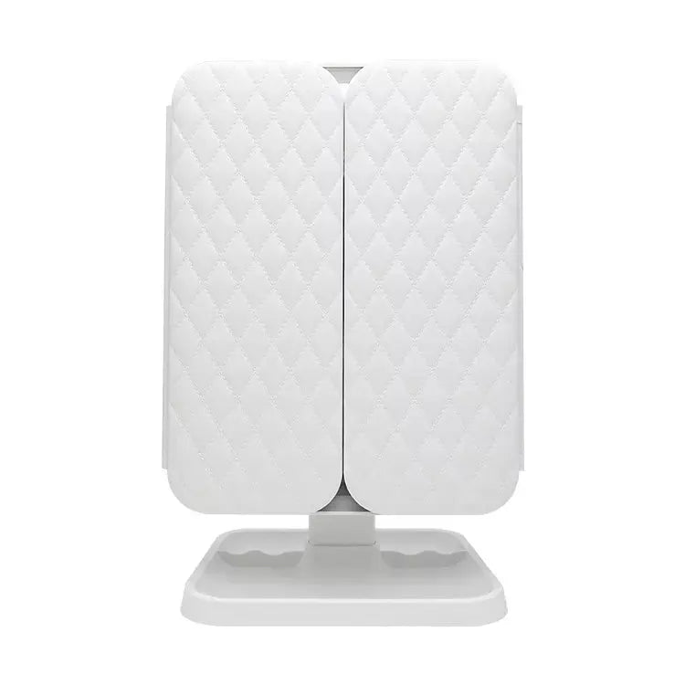 Portable Cosmetic Mirror with Dimmable LED Lighting