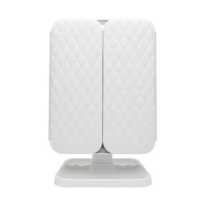 Portable Cosmetic Mirror with Dimmable LED Lighting