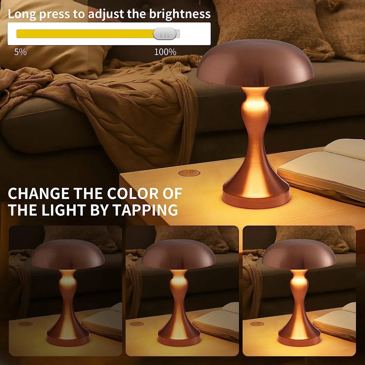 Stylish Bedroom Nightstand Lamp