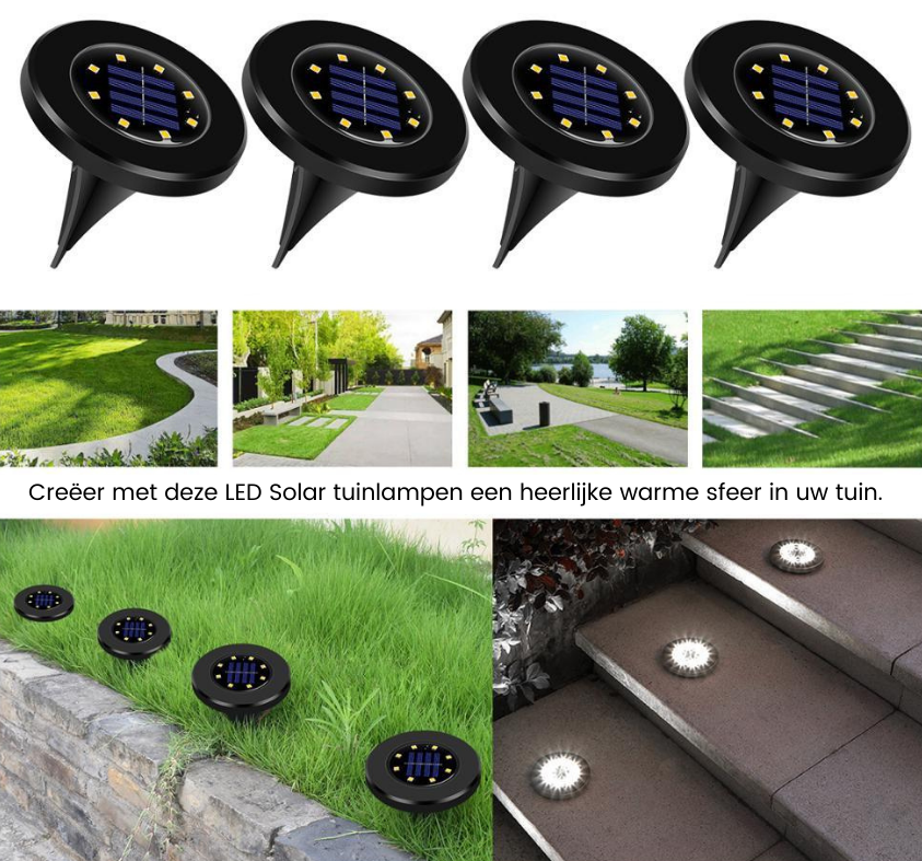 Weatherproof Solar Garden Lanterns Black Kit - Luxicro
