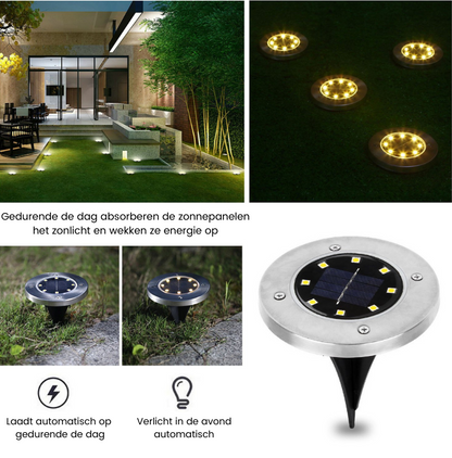 Bright Solar Powered Outdoor Garden Lights - Luxicro
