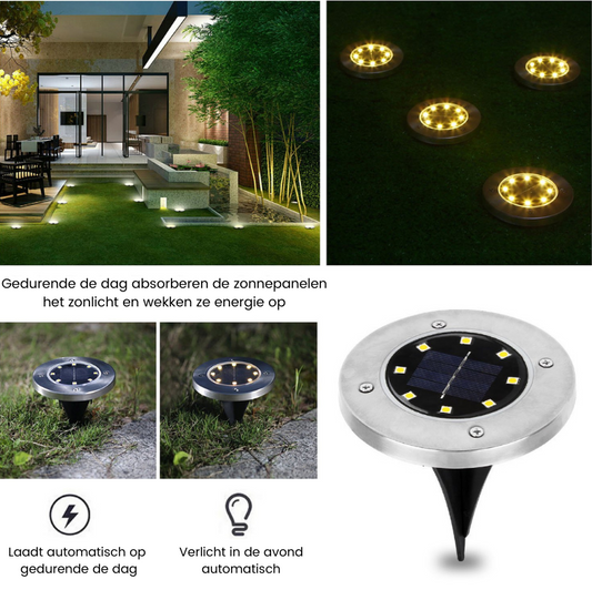 Bright Solar Powered Outdoor Garden Lights - Luxicro