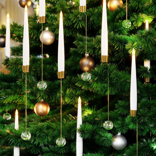 Bright Christmas Candles Set with Remote and Timer - Luxicro