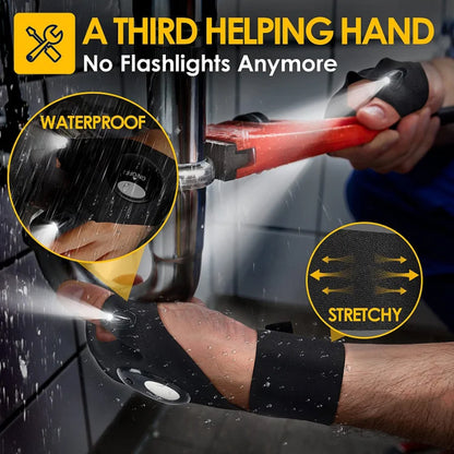 Waterproof LED Cycling Gloves for Outdoor Activities