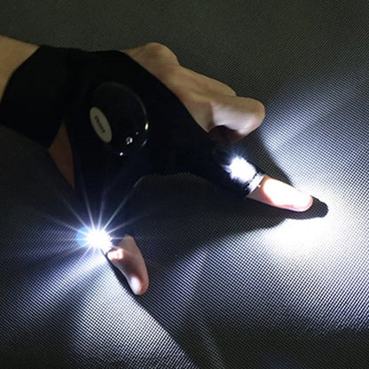 Waterproof LED Cycling Gloves for Outdoor Activities