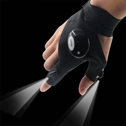 Waterproof LED Cycling Gloves for Outdoor Activities