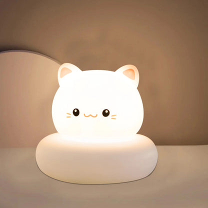 Colorful Animal Night Lamp, USB Rechargeable Soft Light