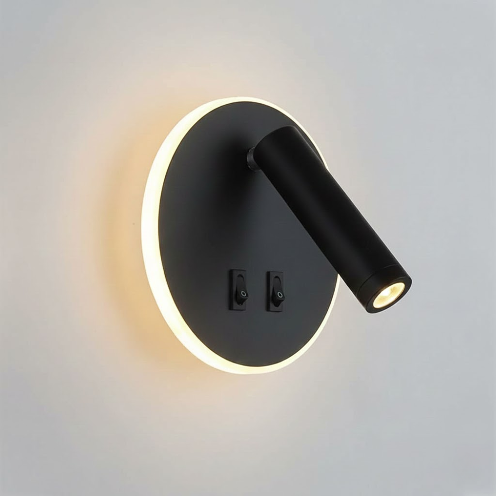 Adjustable LED Wall Sconce with Slim Metal Design - Luxicro