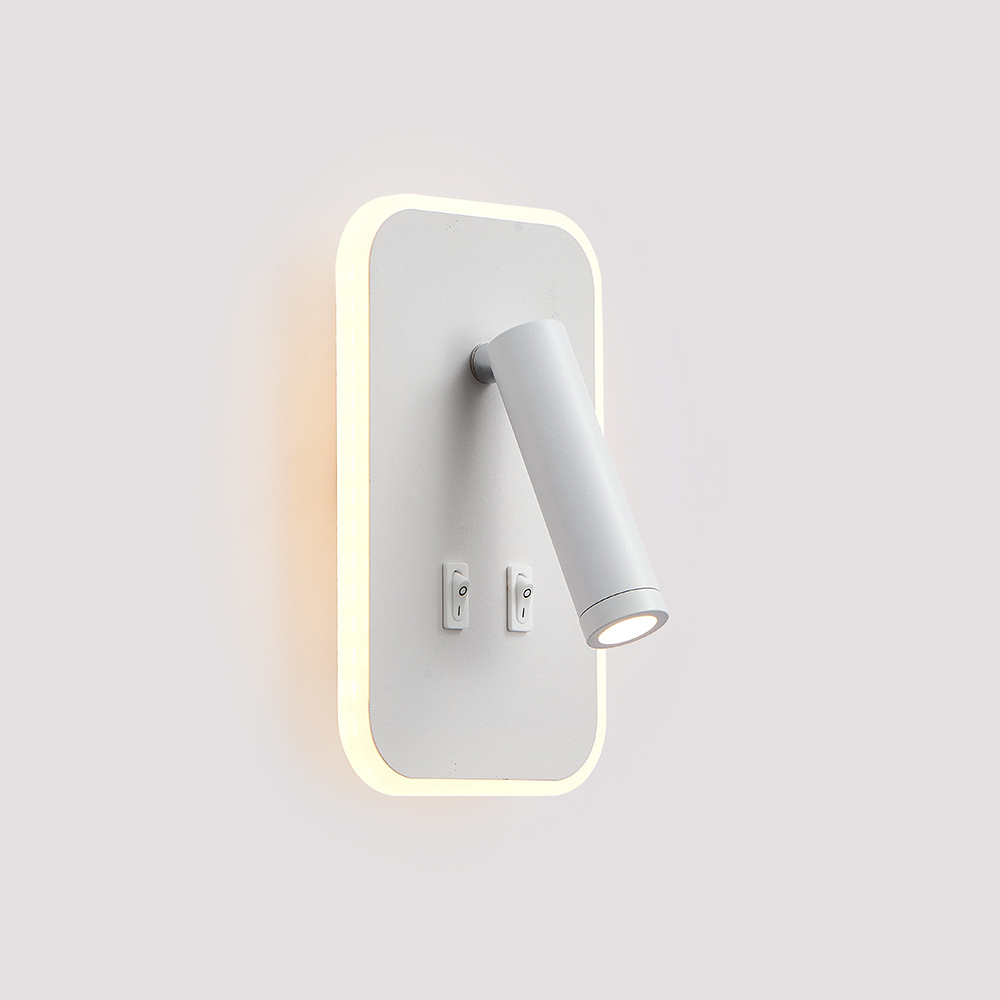 Adjustable LED Wall Sconce with Slim Metal Design