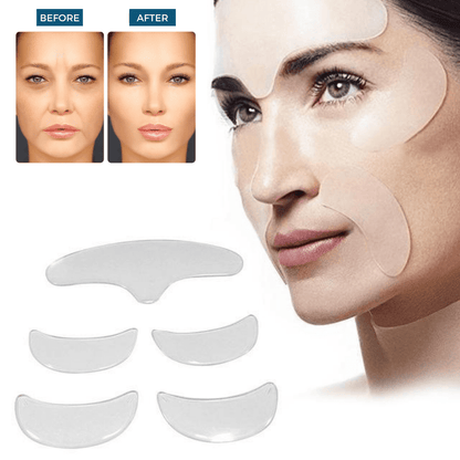 Wrinkle Reducing Silicone Face And Body Patches Set