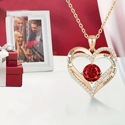 Elegant Rose Necklace in Gift Box
