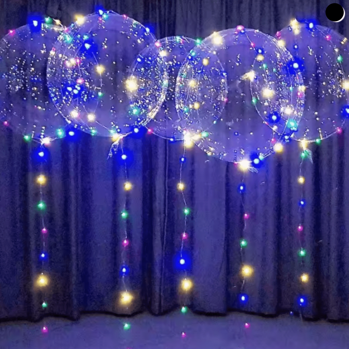 Bright Multicolor Inflatable LED Party Balloons